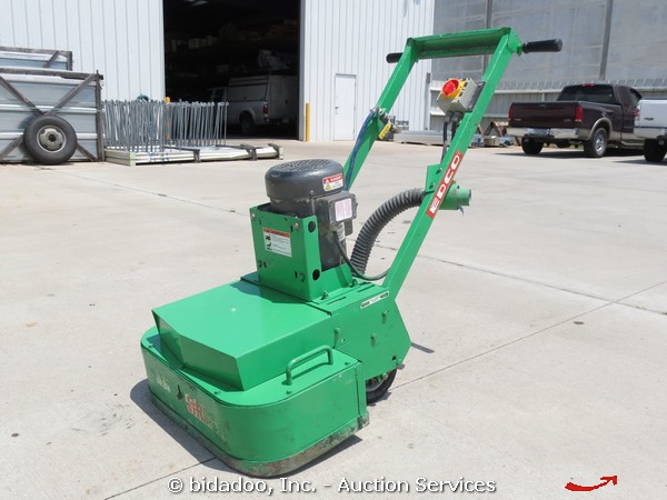 edco 2ec-1.5b dual disc electric concrete floor grinder w/ water edco 2ec-1.5b dual disc electric concrete floor grinder w/ water